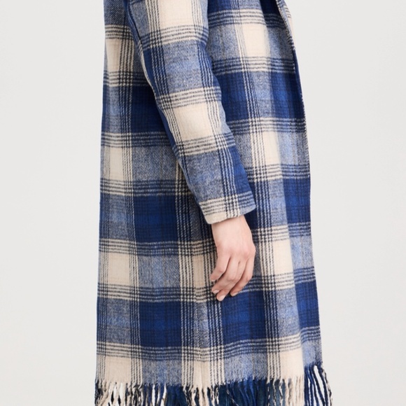 Z Supply Ynez Fringe Plaid Coat - Picture 2 of 5